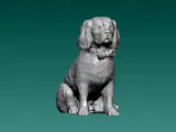 Labradoodle cast statue - 3D print-0
