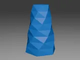 Hexagonal Cone Twirl - Vase-5