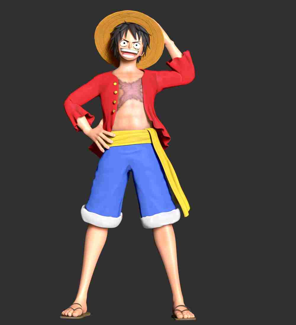 One Piece - Monkey D. Luffy | 3D models download | Creality Cloud