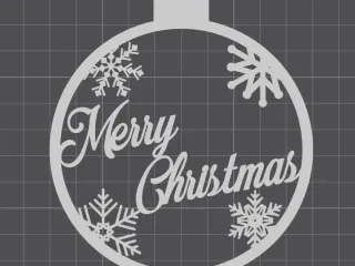 Merry Christmas Tree Decoration 🎄