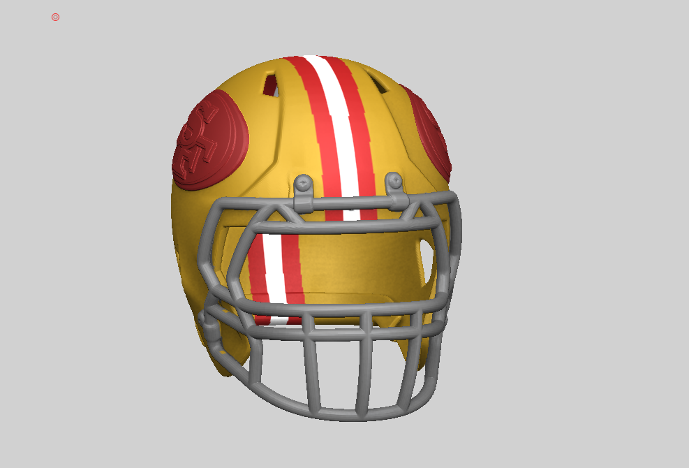 San Francisco 49ers Helmet | 3D models download | Creality Cloud