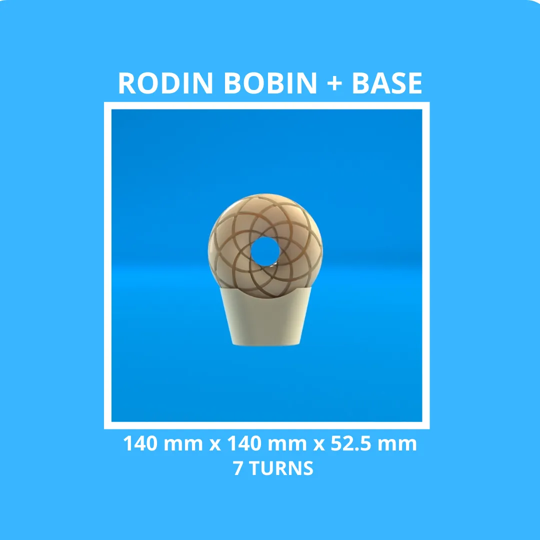 FAMÍLIA BOBIN TORUS PARA IMPRESSÃO 3D EM RESINA - 140 X 140 X 52,5 M