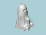 Funny Naughty Ghost Halloween - Creative Decor Keychain-6