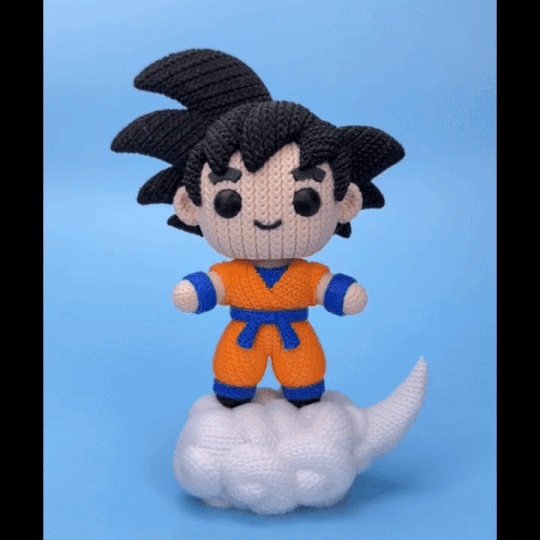ドラゴンボール 悟空 ニット - かぎ針編み - マルチパーツ-1