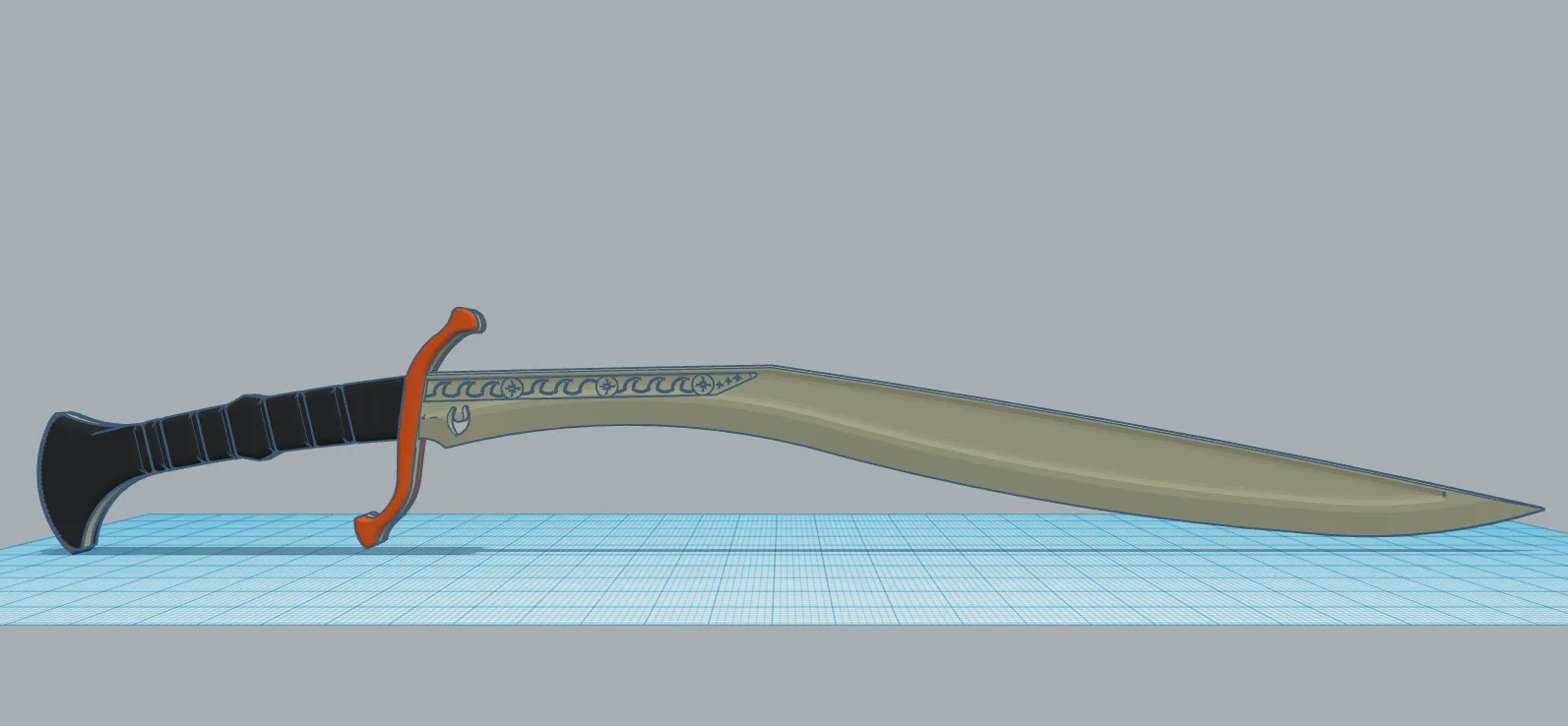 24.5 Inch Chitlangi Talwar Sword