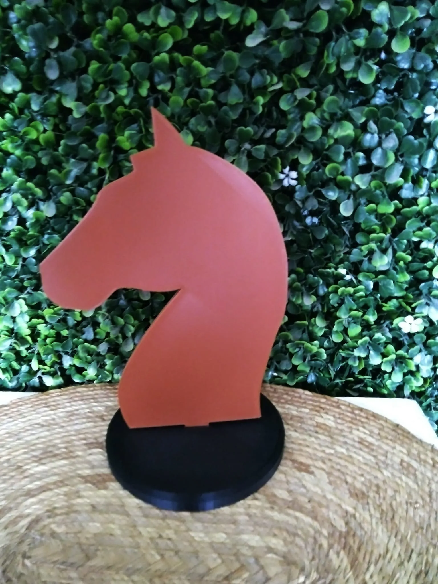 Horse silhouette decoration