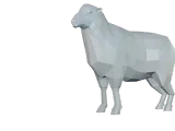 Low Poly Sheep-4