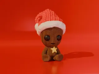Crochet christmas Groot