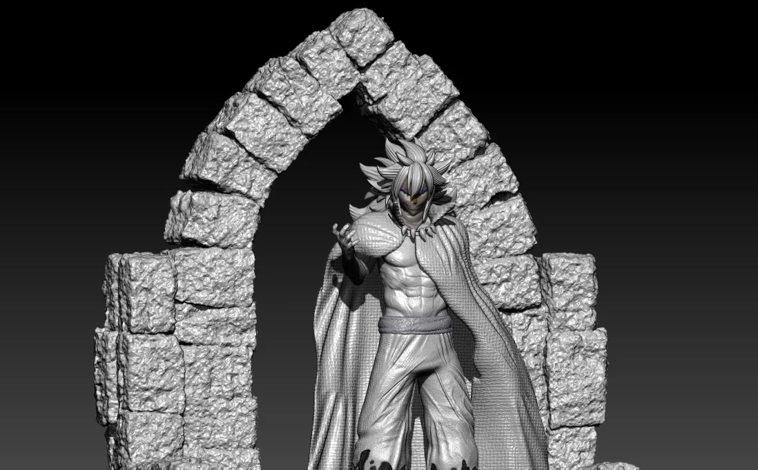 Acnologia fanart - The Dragon King - fairy tail - 3d print