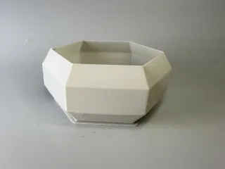 Vase exagon