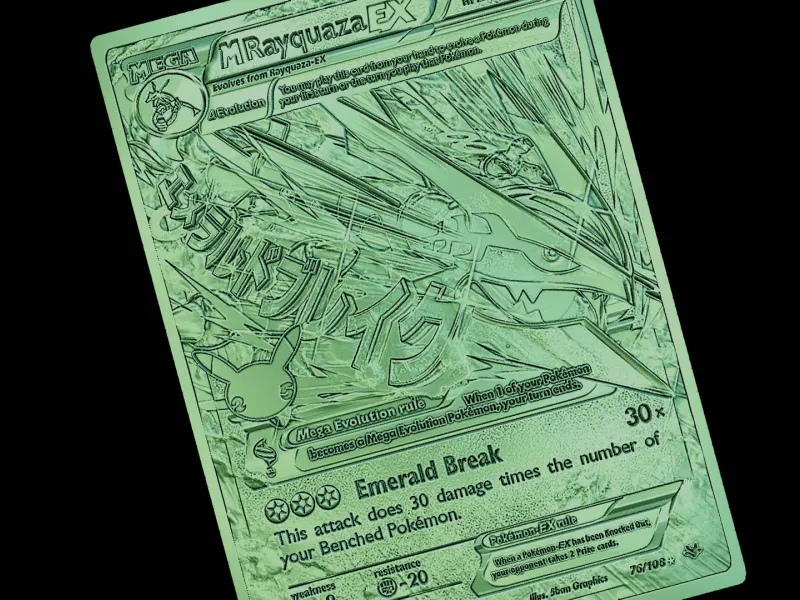 Mega Rayquaza -Rare Pokemon card