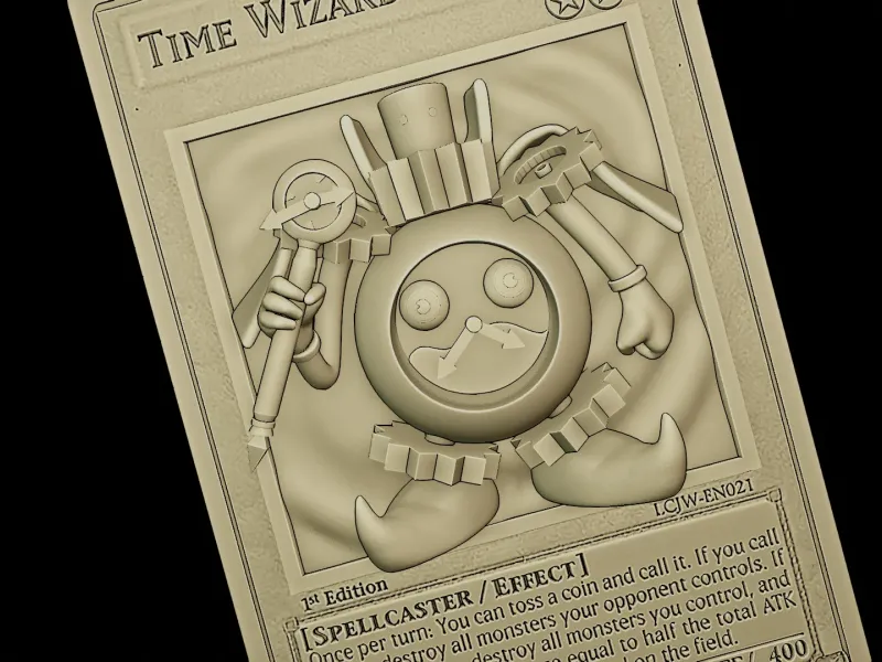 TIME WIZARD CARD - YUGIOH
