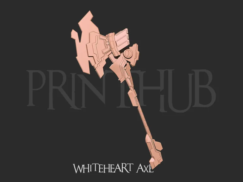 White Heart Weapon Neptunia Axe for Cosplay
