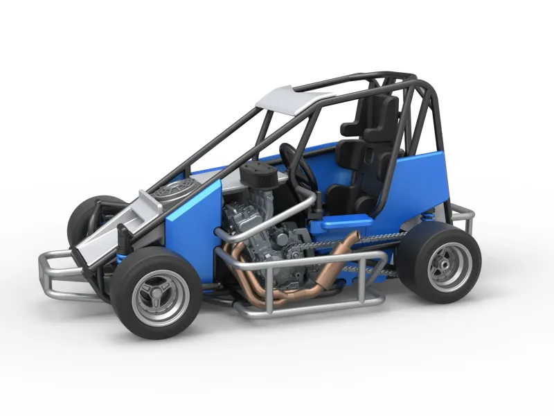 Pavement 600 Micro sprint car Scale 1:25