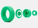 1/24 Scale, 15x6 Mopar Rallye Wheel, Goodyear Polyglas Tire-5