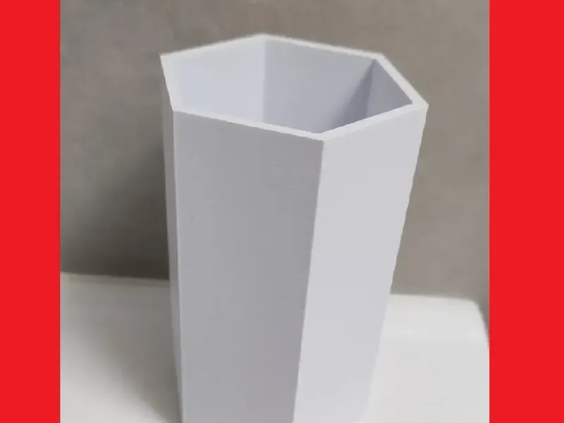 HEXAGON Pen holder case vase pencil