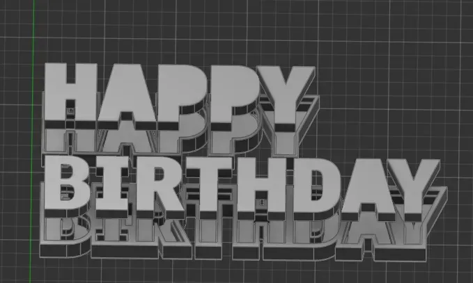 Happy Birthday LED Design
