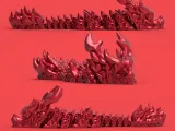 Articulated Dragon Keychain 007- STL-DIGITAL-3