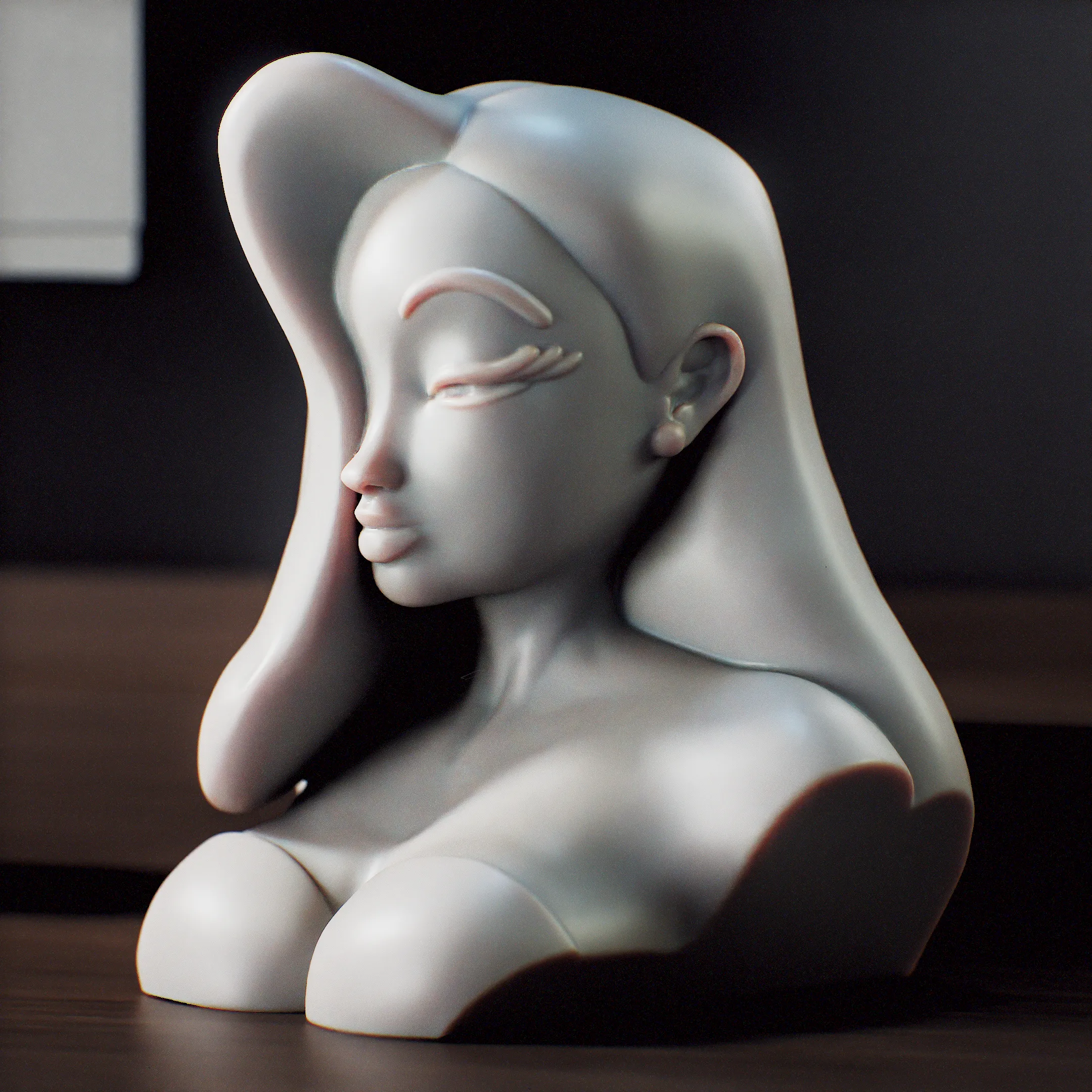 Jessica Rabbit Sculpted Characters & Creatures STL Download - Jessic Rabbit Bust of Who Framed ...