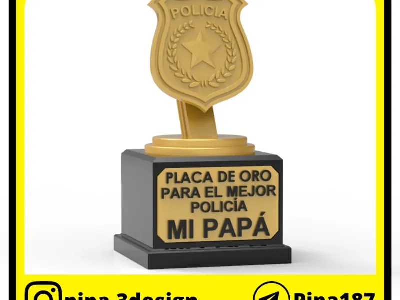 FATHER'S DAY TROPHY - POLICÍA - POLICE