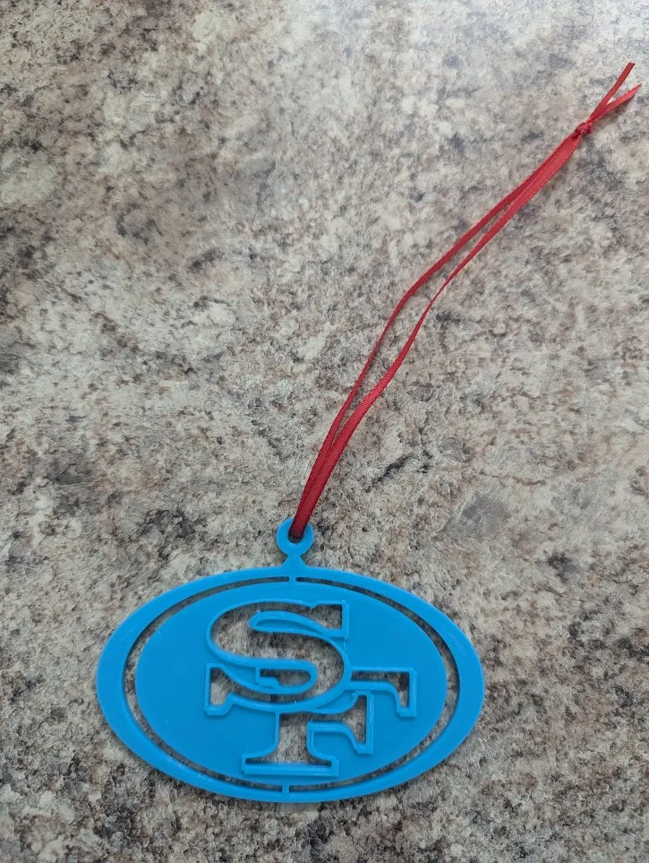 San Francisco 49ers Christmas Tree Ornament