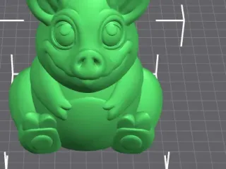 CUTE PIG (PRINT IN PLACE)