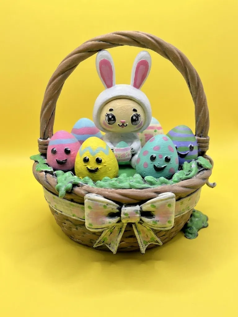 Cute "Clicky-Clack" Egg Bunny Army-4