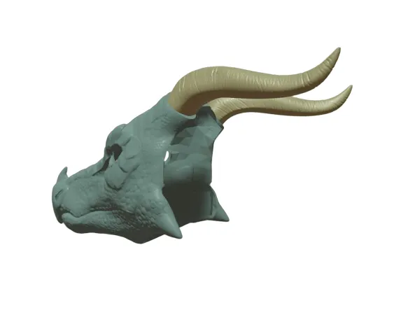 Rainwing Drachenmaske 3D Modell STL Datei