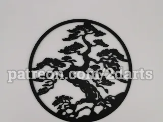 Bonsai 2D Wall Art