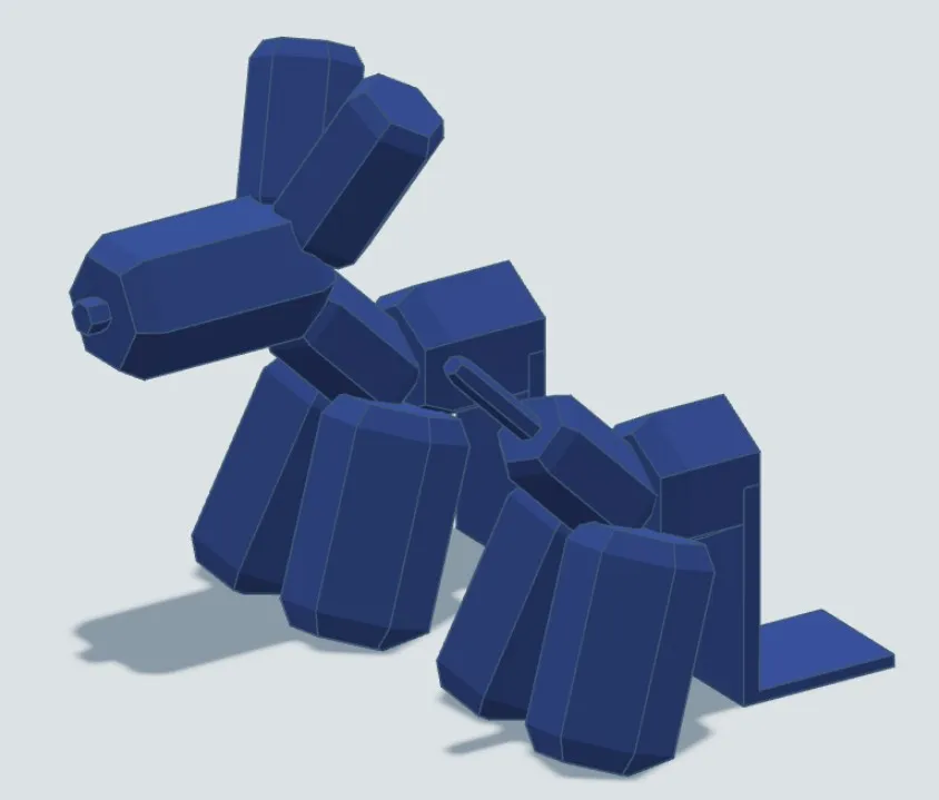 氣球狗書托 Balloon Dog Bookends