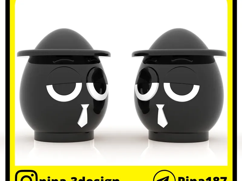 Black Easter Egg