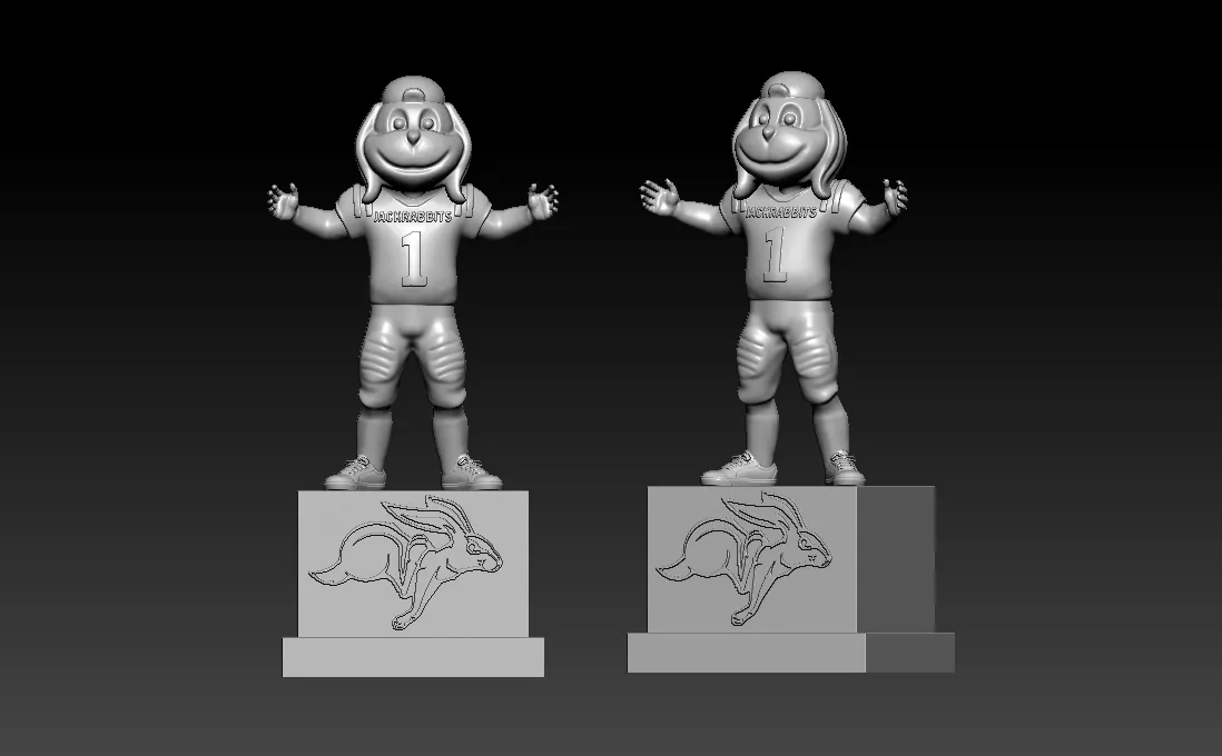 NCAA - South Dakota State Jackrabbits mascot - 3d print