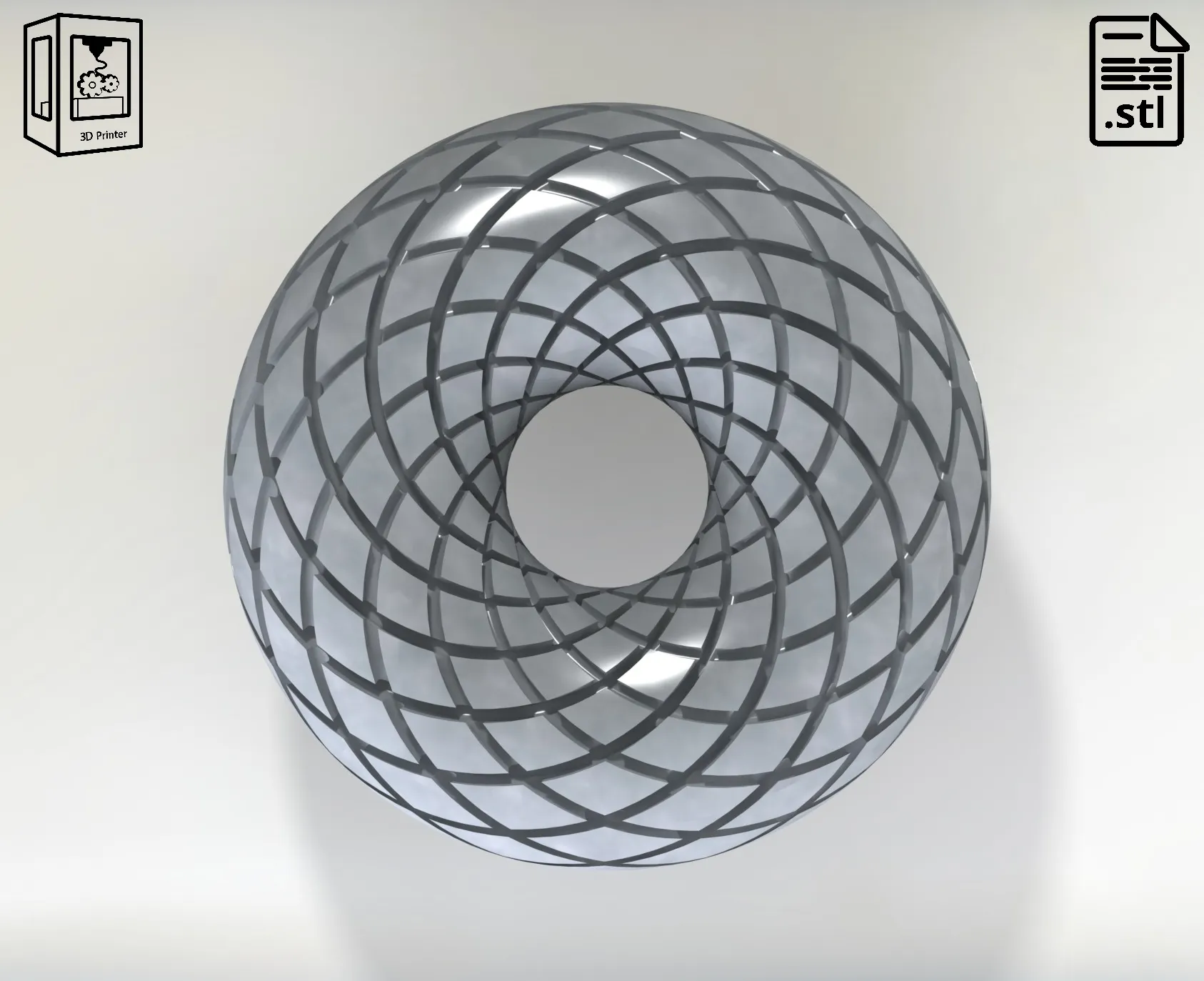 Rodin Coil TORUS .STL 190mm. x 70mm. Diameter Coil | iToroid