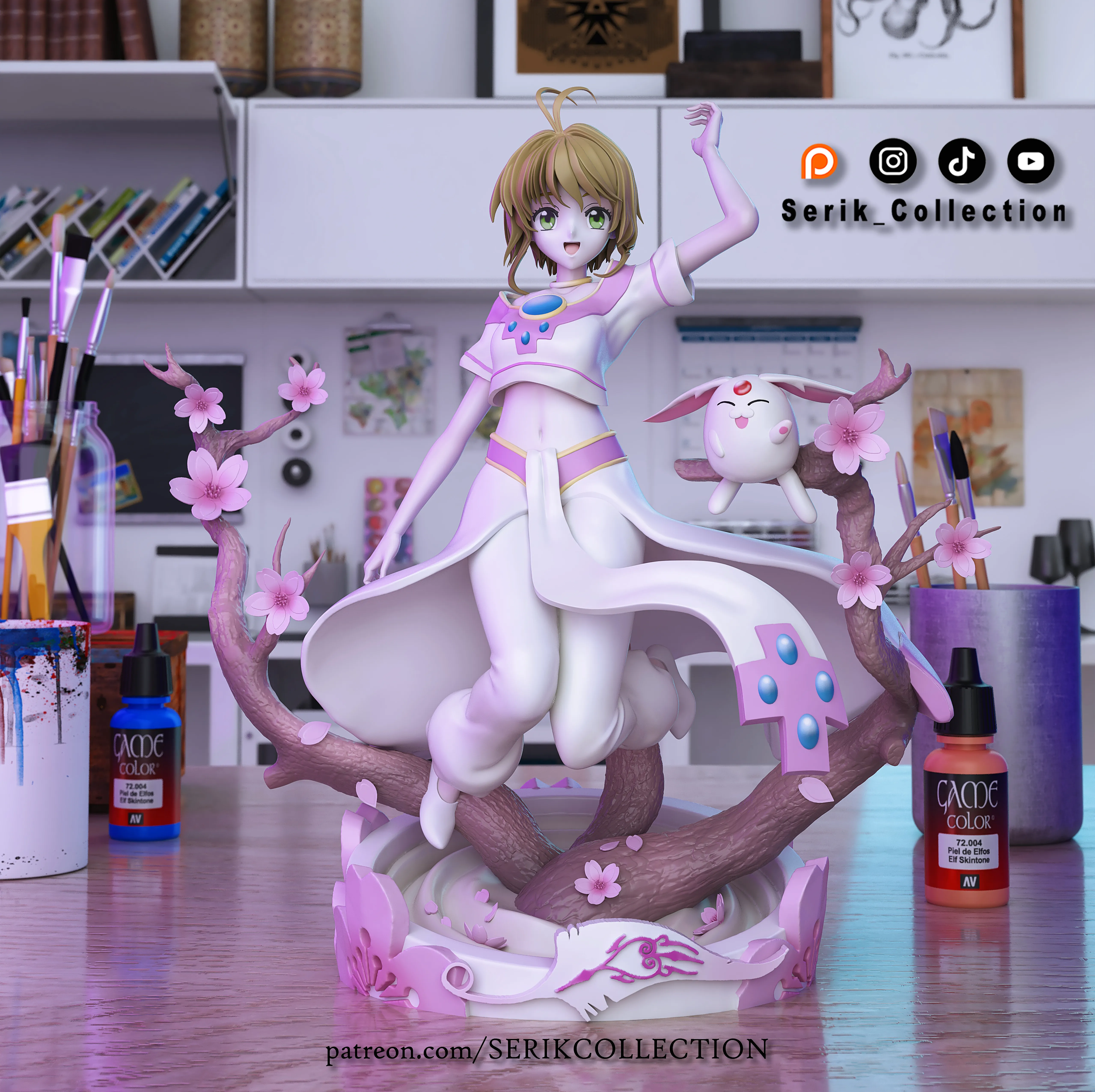 SAKURA & MOKONA - TSUBASA: RESERVOIR CHRONICLE STL & 3MF File for