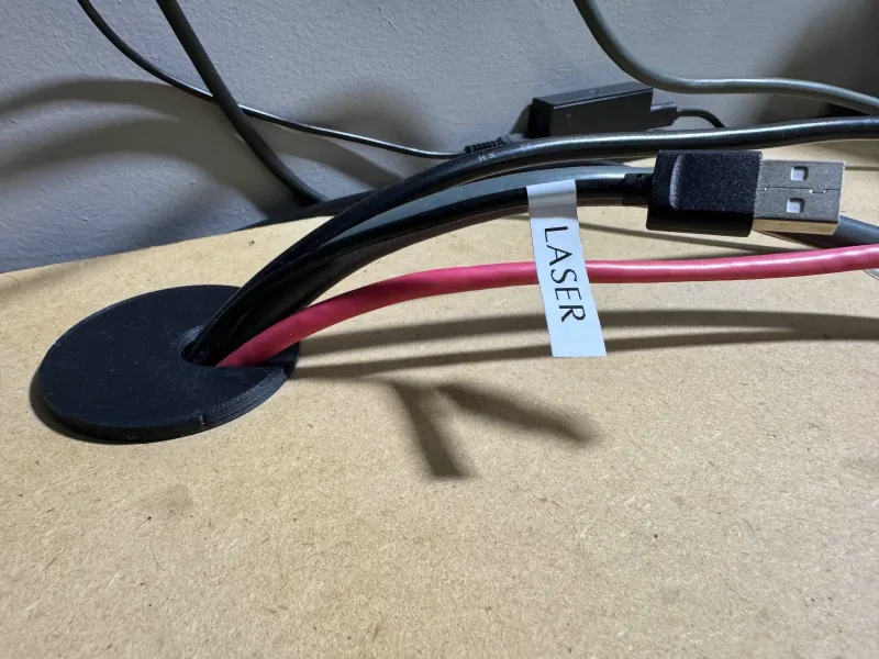 Locking Desk Grommet for Cables