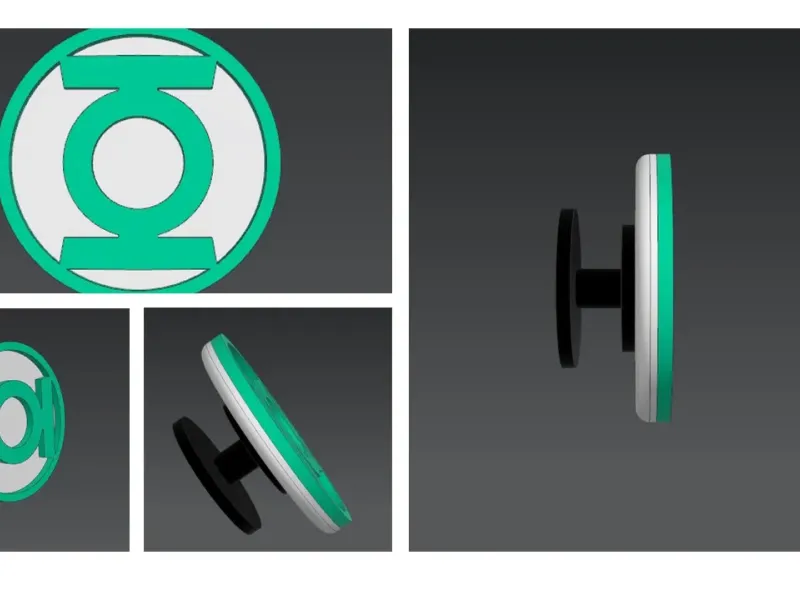 Green Lantern Croc Charm (Shoe charm)