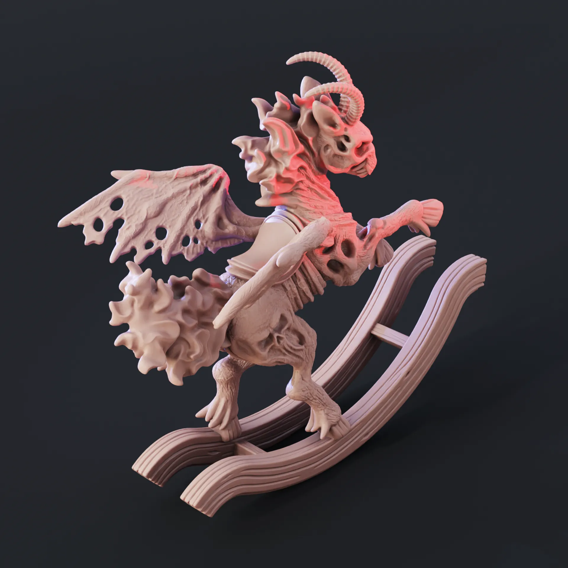 Demon Possessed Rocking Horse