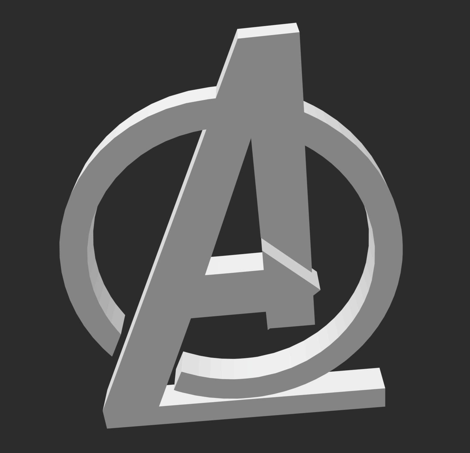 Avenger Logo | 3D models download | Creality Cloud