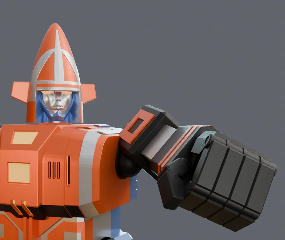 Super Sentai Goggle V Robo Statue Fan Art