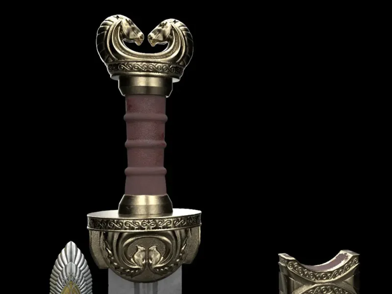 Hera Sword War of the Rohirrim lord of the rings 3D DIGITAL