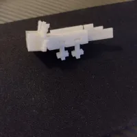 Axolotl - minecraft style-1