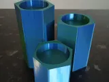 Polygon tea lights-1