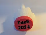 F*ck 2024 Christmas Glove Middle Finger Ornament-1