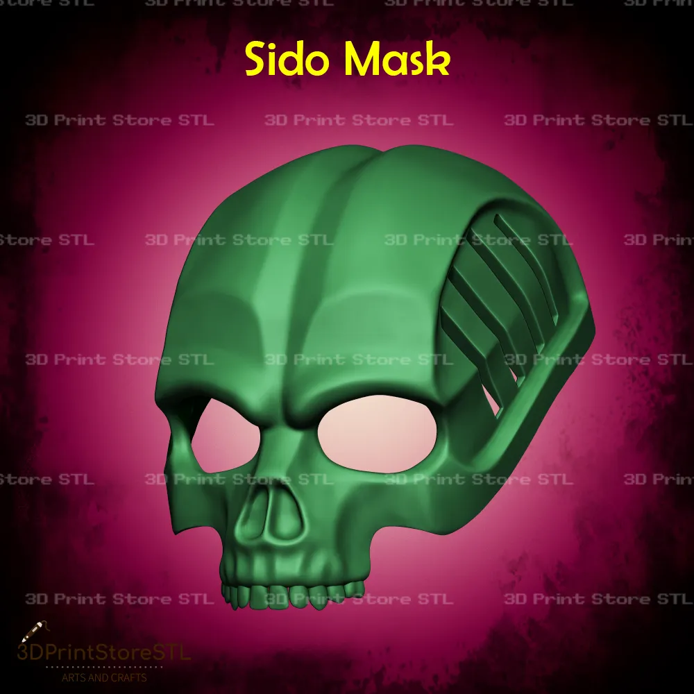 Sido Maske für Cosplay - STL Datei
