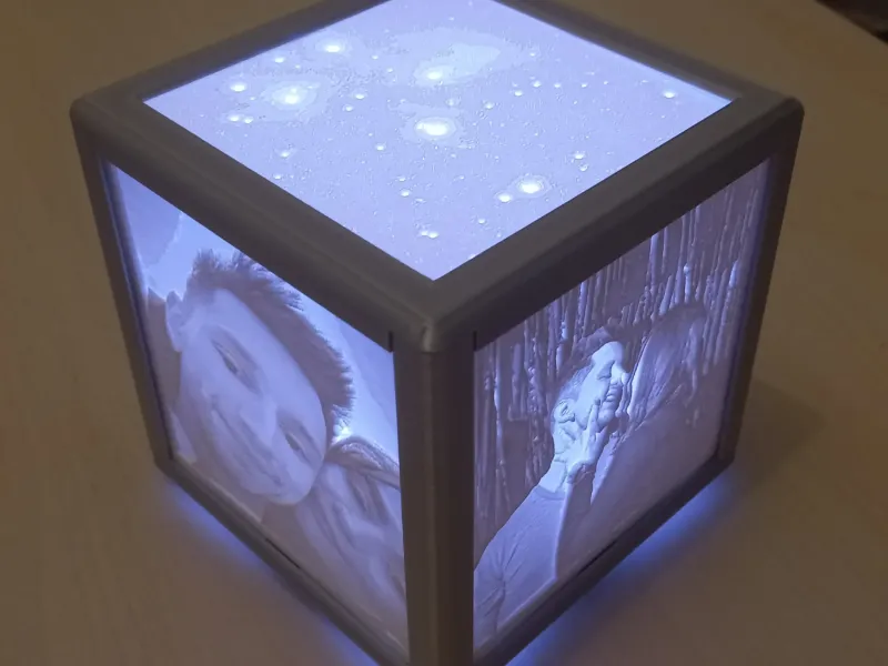 Lampada litofanica con le tue foto
