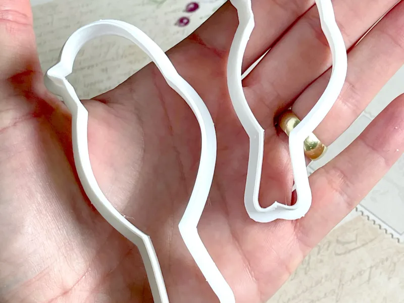 Bird shape cookie cutter, cookie cutter, bird cookie cutter