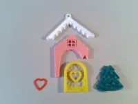 Christmas house ornament-3