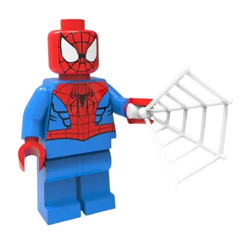 Spider-Man Web LEGO Accessory 3D Model STL File