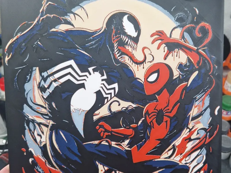 ヴェノム vs スパイダーマン Hueforge