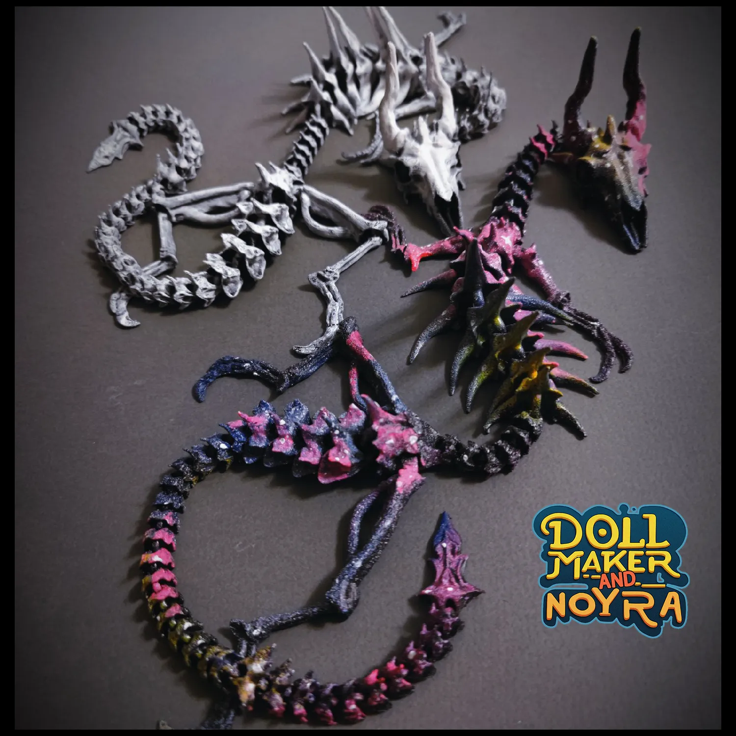 Articulated dragon skeleton